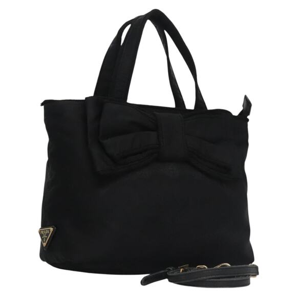 Prada Handbags - PRADA Hand Bag Nylon Black